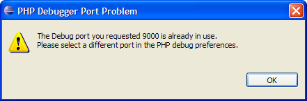 Debug port message.png