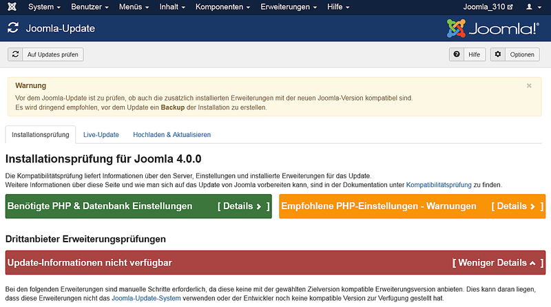 J310-admin-update to 4-pre update check-de.png